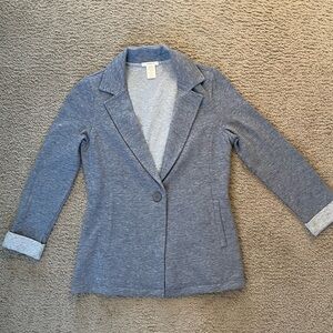 Matty M 100% Cotton Knit Blazer